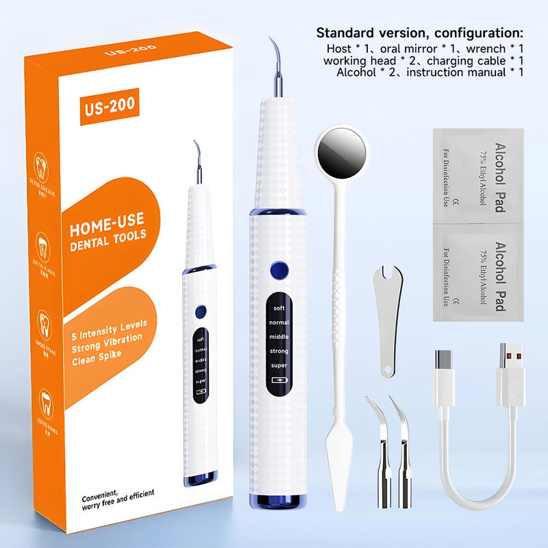 Ultrasonic Dental Cleaner Household Dental Cleaner Multifunctional Intelligent Dental Cleaner Dental Cleaner Dental Care Dental Calculi - Image 1